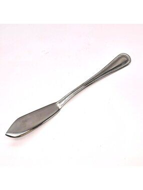 Gibson Stainless Steel Butter Spreader Knife With Beaded Handle Design VL5071